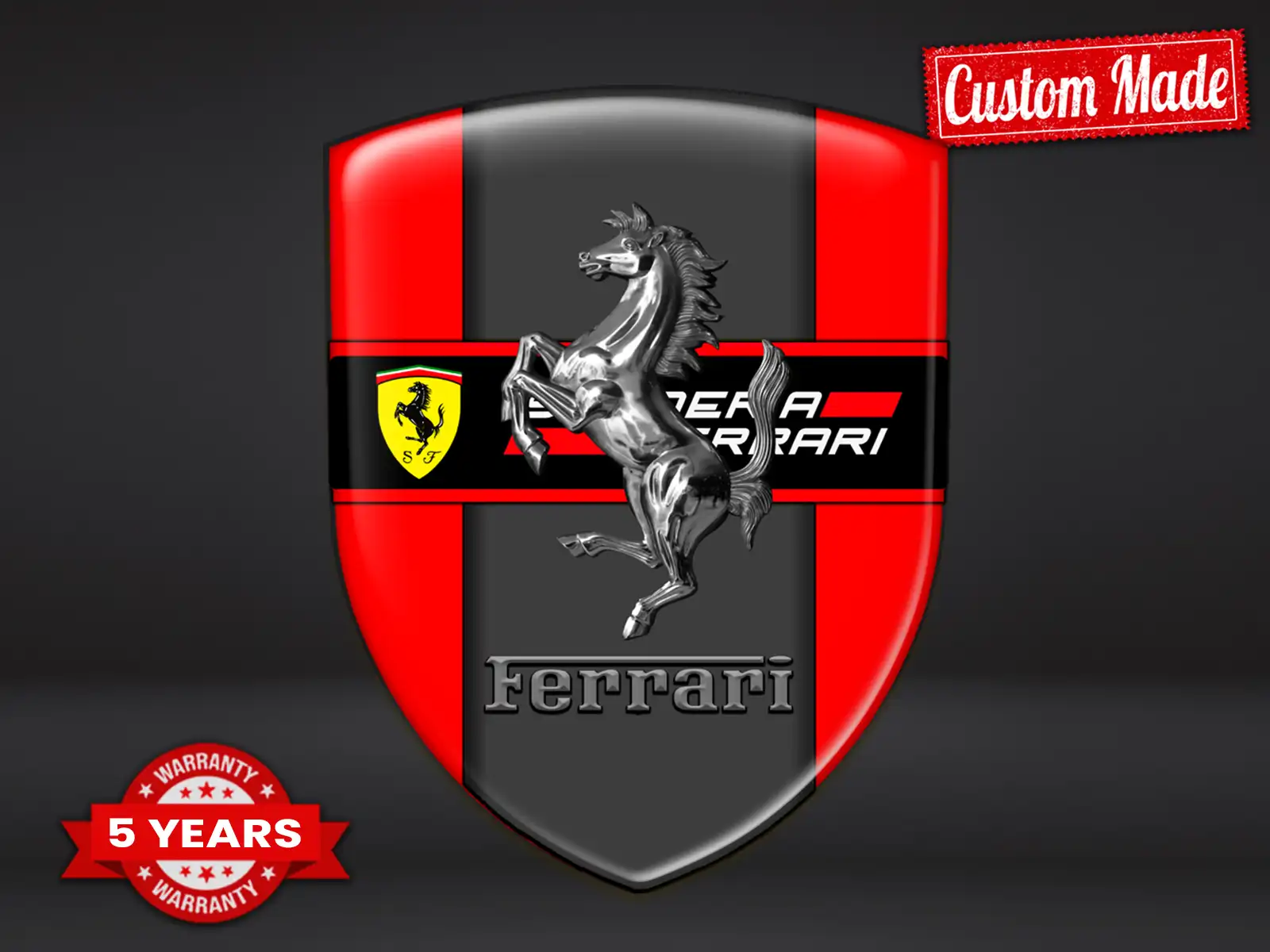 Ferrari Heckscheibenaufkleber Trucks Drift Tuning Pro